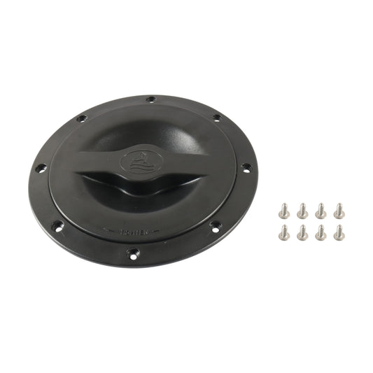 A6651-01 Universal 6 inch Round Deck Hatch Cover with Red Mesh Pocket, A6651-01