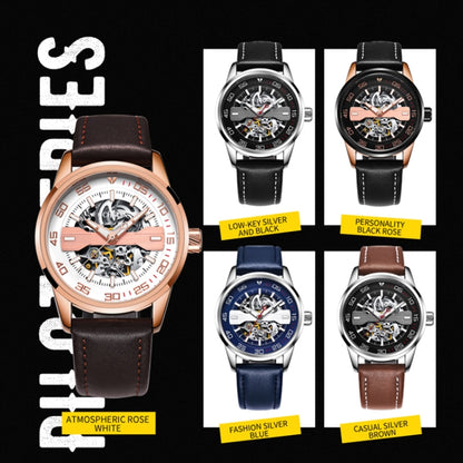 OCHSTIN 62002A Montre mécanique à mouvement apparent pour homme Master Series