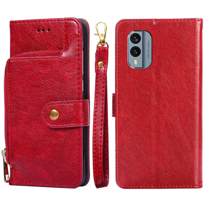 Zipper Bag Leather Phone Case, For vivo iQOO Neo7, For Realme 9i 5G Global/10 5G, For vivo T2x 5G/Y73t/iQOO Z6x, For Huawei nova Y61, For Honor Play 40 Plus, For Nokia X30 5G, For ZTE Blade A52 Lite
