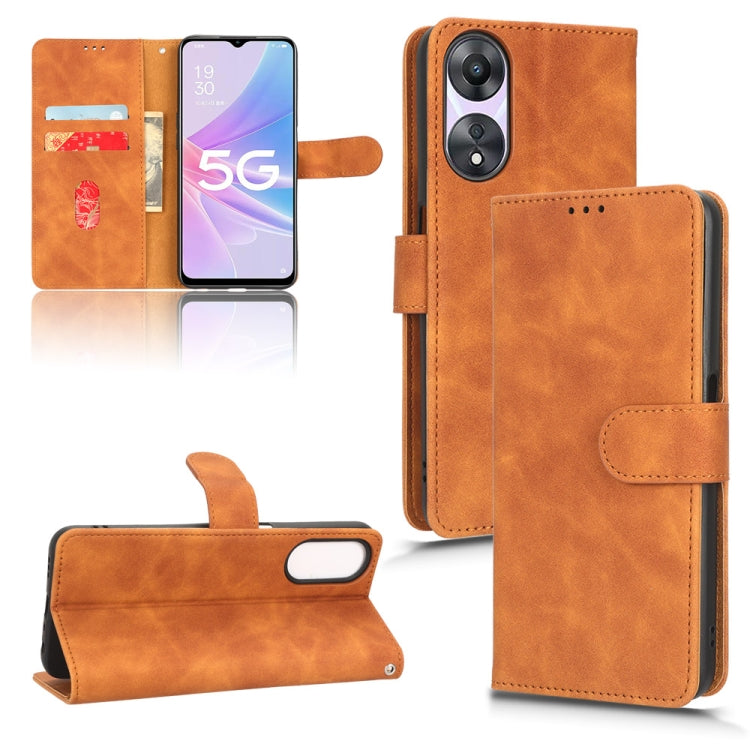 Skin Feel Magnetic Flip Leather Phone Case, For OPPO A58 5G, For Infinix Hot 20i, For Tecno Pop 6, For Nokia X30 5G, For Xiaomi Civi 2 5G, For UMIDIGI C1