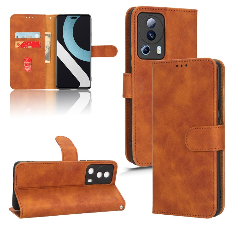 Skin Feel Magnetic Flip Leather Phone Case, For OPPO A58 5G, For Infinix Hot 20i, For Tecno Pop 6, For Nokia X30 5G, For Xiaomi Civi 2 5G, For UMIDIGI C1