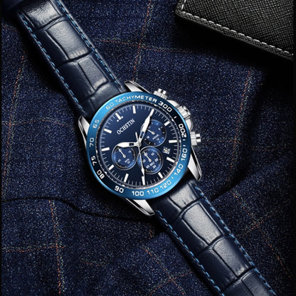 Montre multifonction étanche à quartz en cuir pour homme, OCHSTIN 6117C