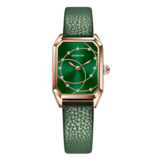 Montre à quartz Parangon Series Fashion Casual avec bracelet en cuir, OCHSTIN 7008C