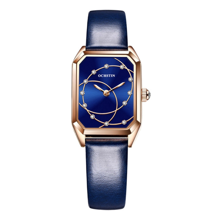 Montre à quartz avec bracelet en cuir décontracté Parangon Series, OCHSTIN 7008C