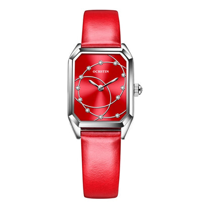 Montre à quartz avec bracelet en cuir décontracté Parangon Series, OCHSTIN 7008C