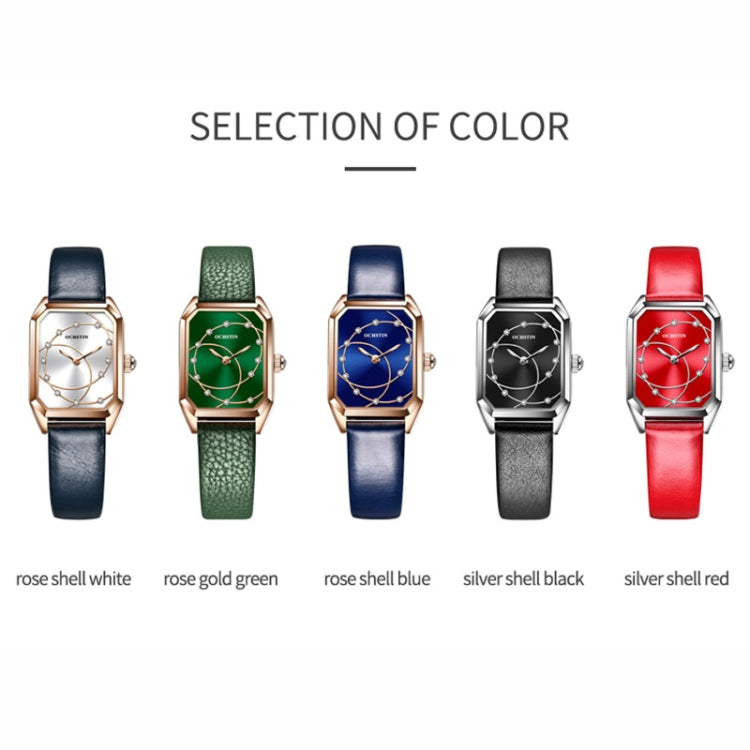Montre à quartz avec bracelet en cuir décontracté Parangon Series, OCHSTIN 7008C