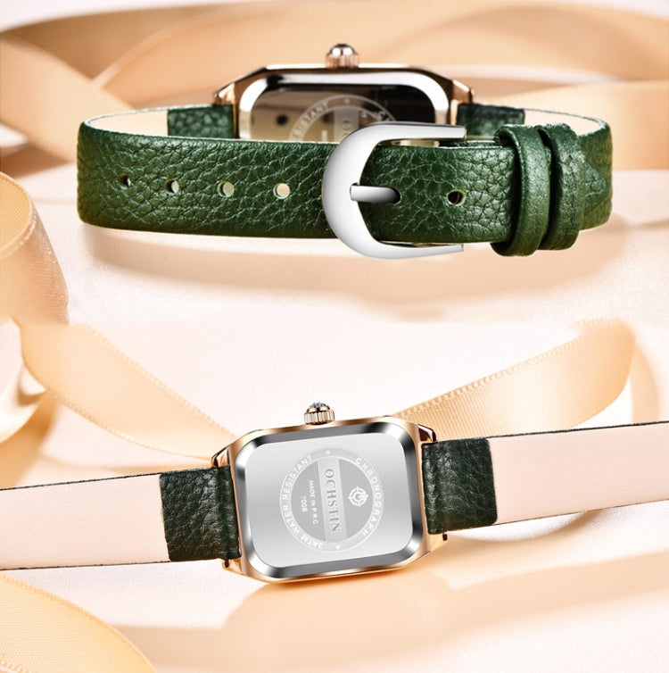 Montre à quartz avec bracelet en cuir décontracté Parangon Series, OCHSTIN 7008C