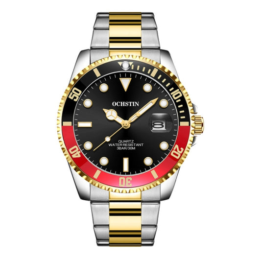 Montre homme multifonctionnelle à quartz, étanche, lumineuse, bracelet en acier, OCHSTIN 7019E