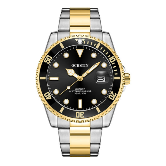 Montre homme multifonctionnelle à quartz, étanche, lumineuse, bracelet en acier, OCHSTIN 7019E