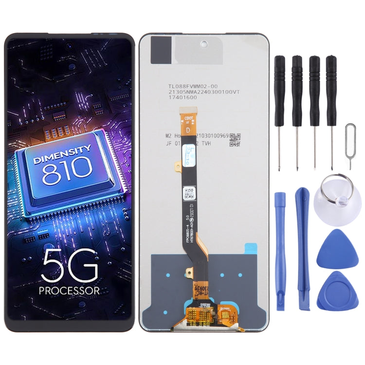 OEM LCD Screen For Tecno Pova 4 LG7n with Digitizer Full Assembly, For Tecno Pop 6 BE7, For Tecno Spark 9 Pro, For Tecno Spark 9 KG5p / Spark 9T KH6, For Tecno Camon 19 CI6n, For Tecno Pova Neo 5G, For Tecno Pova 4 LG7n / Pova Neo 2 LG6n���������������...