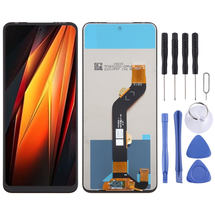 OEM LCD Screen For Tecno Pova 4 LG7n with Digitizer Full Assembly, For Tecno Pop 6 BE7, For Tecno Spark 9 Pro, For Tecno Spark 9 KG5p / Spark 9T KH6, For Tecno Camon 19 CI6n, For Tecno Pova Neo 5G, For Tecno Pova 4 LG7n / Pova Neo 2 LG6n���������������...