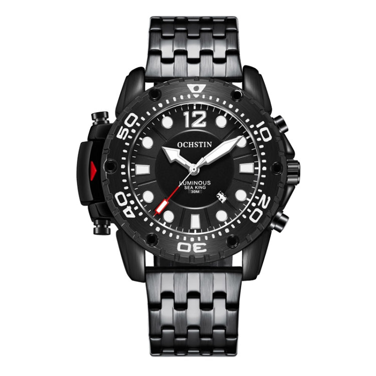 Montre Homme Quartz Multifonctionnelle à Bracelet en Acier Fashion, OCHSTIN 7249