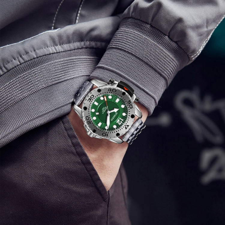 Montre Homme Quartz Multifonctionnelle à Bracelet en Acier Fashion, OCHSTIN 7249