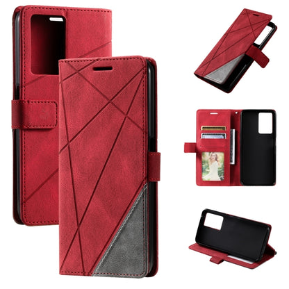 Skin Feel Splicing Leather Phone Case, For OPPO A57 2022, For Realme C30 4G, For Samsung Galaxy S23 5G, For Samsung Galaxy S23+ 5G, For Samsung Galaxy S23 Ultra 5G, For Xiaomi 12T / Redmi K50 Ultra, For Xiaomi Redmi 11 Prime 4G, For Samsung Galaxy A14 ...