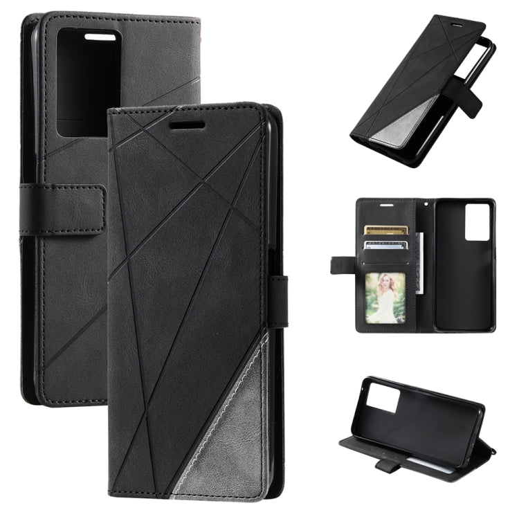 Skin Feel Splicing Leather Phone Case, For OPPO A57 2022, For Realme C30 4G, For Samsung Galaxy S23 5G, For Samsung Galaxy S23+ 5G, For Samsung Galaxy S23 Ultra 5G, For Xiaomi 12T / Redmi K50 Ultra, For Xiaomi Redmi 11 Prime 4G, For Samsung Galaxy A14 ...