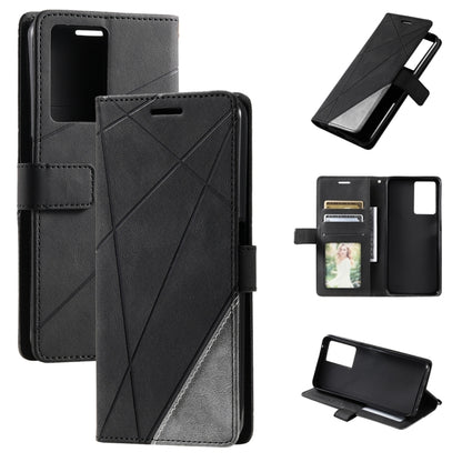Skin Feel Splicing Leather Phone Case, For OPPO A57 2022, For Realme C30 4G, For Samsung Galaxy S23 5G, For Samsung Galaxy S23+ 5G, For Samsung Galaxy S23 Ultra 5G, For Xiaomi 12T / Redmi K50 Ultra, For Xiaomi Redmi 11 Prime 4G, For Samsung Galaxy A14 ...