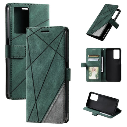 Skin Feel Splicing Leather Phone Case, For OPPO A57 2022, For Realme C30 4G, For Samsung Galaxy S23 5G, For Samsung Galaxy S23+ 5G, For Samsung Galaxy S23 Ultra 5G, For Xiaomi 12T / Redmi K50 Ultra, For Xiaomi Redmi 11 Prime 4G, For Samsung Galaxy A14 ...