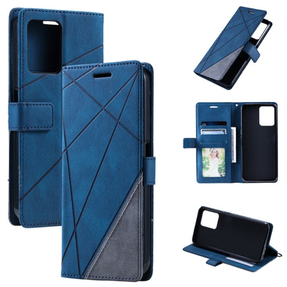 Skin Feel Splicing Leather Phone Case, For OPPO A57 2022, For Realme C30 4G, For Samsung Galaxy S23 5G, For Samsung Galaxy S23+ 5G, For Samsung Galaxy S23 Ultra 5G, For Xiaomi 12T / Redmi K50 Ultra, For Xiaomi Redmi 11 Prime 4G, For Samsung Galaxy A14 ...
