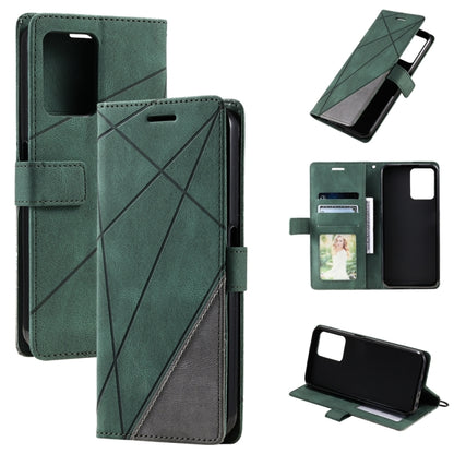 Skin Feel Splicing Leather Phone Case, For OPPO A57 2022, For Realme C30 4G, For Samsung Galaxy S23 5G, For Samsung Galaxy S23+ 5G, For Samsung Galaxy S23 Ultra 5G, For Xiaomi 12T / Redmi K50 Ultra, For Xiaomi Redmi 11 Prime 4G, For Samsung Galaxy A14 ...