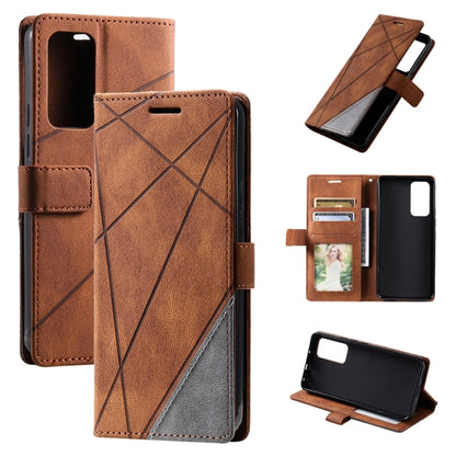 Skin Feel Splicing Leather Phone Case, For OPPO A57 2022, For Realme C30 4G, For Samsung Galaxy S23 5G, For Samsung Galaxy S23+ 5G, For Samsung Galaxy S23 Ultra 5G, For Xiaomi 12T / Redmi K50 Ultra, For Xiaomi Redmi 11 Prime 4G, For Samsung Galaxy A14 ...