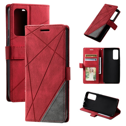 Skin Feel Splicing Leather Phone Case, For OPPO A57 2022, For Realme C30 4G, For Samsung Galaxy S23 5G, For Samsung Galaxy S23+ 5G, For Samsung Galaxy S23 Ultra 5G, For Xiaomi 12T / Redmi K50 Ultra, For Xiaomi Redmi 11 Prime 4G, For Samsung Galaxy A14 ...