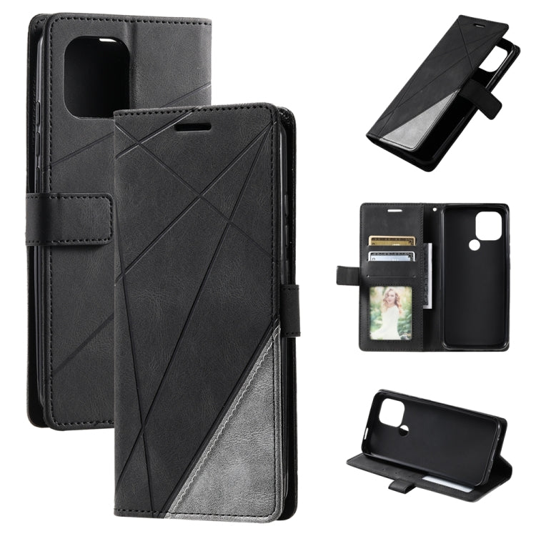 Skin Feel Splicing Leather Phone Case, For OPPO A57 2022, For Realme C30 4G, For Samsung Galaxy S23 5G, For Samsung Galaxy S23+ 5G, For Samsung Galaxy S23 Ultra 5G, For Xiaomi 12T / Redmi K50 Ultra, For Xiaomi Redmi 11 Prime 4G, For Samsung Galaxy A14 ...