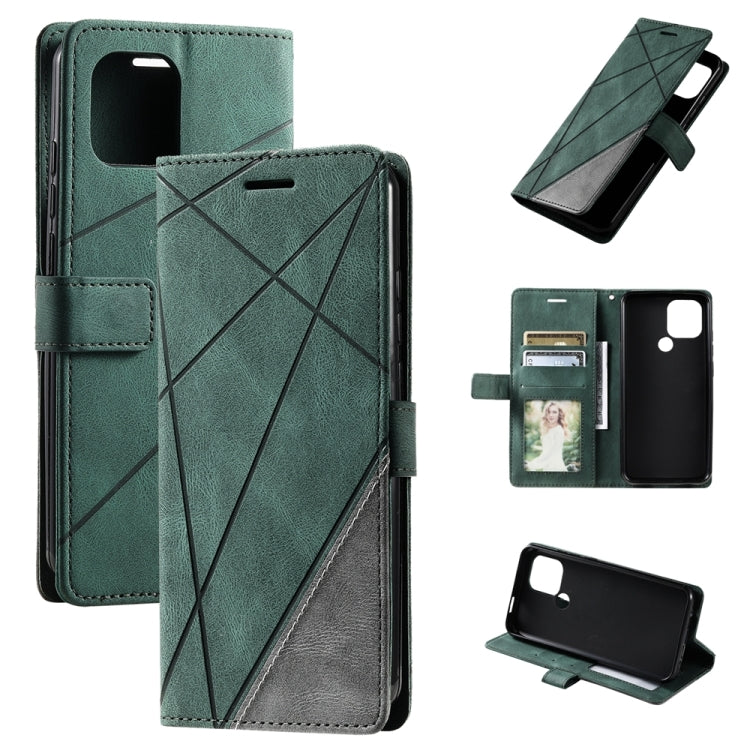 Skin Feel Splicing Leather Phone Case, For OPPO A57 2022, For Realme C30 4G, For Samsung Galaxy S23 5G, For Samsung Galaxy S23+ 5G, For Samsung Galaxy S23 Ultra 5G, For Xiaomi 12T / Redmi K50 Ultra, For Xiaomi Redmi 11 Prime 4G, For Samsung Galaxy A14 ...