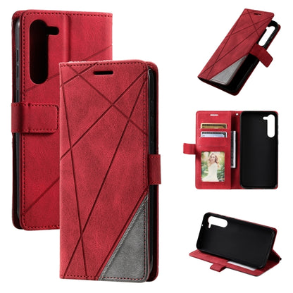Skin Feel Splicing Leather Phone Case, For OPPO A57 2022, For Realme C30 4G, For Samsung Galaxy S23 5G, For Samsung Galaxy S23+ 5G, For Samsung Galaxy S23 Ultra 5G, For Xiaomi 12T / Redmi K50 Ultra, For Xiaomi Redmi 11 Prime 4G, For Samsung Galaxy A14 ...