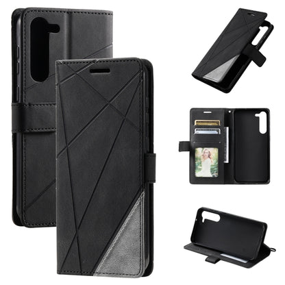 Skin Feel Splicing Leather Phone Case, For OPPO A57 2022, For Realme C30 4G, For Samsung Galaxy S23 5G, For Samsung Galaxy S23+ 5G, For Samsung Galaxy S23 Ultra 5G, For Xiaomi 12T / Redmi K50 Ultra, For Xiaomi Redmi 11 Prime 4G, For Samsung Galaxy A14 ...