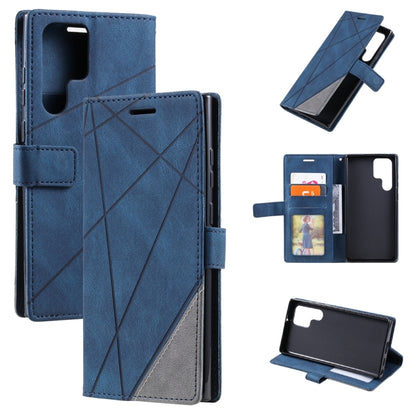 Skin Feel Splicing Leather Phone Case, For OPPO A57 2022, For Realme C30 4G, For Samsung Galaxy S23 5G, For Samsung Galaxy S23+ 5G, For Samsung Galaxy S23 Ultra 5G, For Xiaomi 12T / Redmi K50 Ultra, For Xiaomi Redmi 11 Prime 4G, For Samsung Galaxy A14 ...