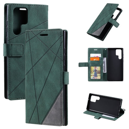 Skin Feel Splicing Leather Phone Case, For OPPO A57 2022, For Realme C30 4G, For Samsung Galaxy S23 5G, For Samsung Galaxy S23+ 5G, For Samsung Galaxy S23 Ultra 5G, For Xiaomi 12T / Redmi K50 Ultra, For Xiaomi Redmi 11 Prime 4G, For Samsung Galaxy A14 ...
