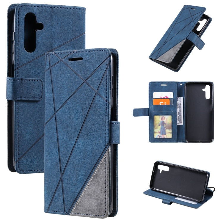 Skin Feel Splicing Leather Phone Case, For OPPO A57 2022, For Realme C30 4G, For Samsung Galaxy S23 5G, For Samsung Galaxy S23+ 5G, For Samsung Galaxy S23 Ultra 5G, For Xiaomi 12T / Redmi K50 Ultra, For Xiaomi Redmi 11 Prime 4G, For Samsung Galaxy A14 ...