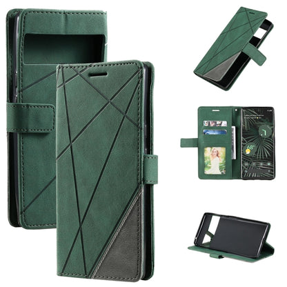Skin Feel Splicing Leather Phone Case, For OPPO A57 2022, For Realme C30 4G, For Samsung Galaxy S23 5G, For Samsung Galaxy S23+ 5G, For Samsung Galaxy S23 Ultra 5G, For Xiaomi 12T / Redmi K50 Ultra, For Xiaomi Redmi 11 Prime 4G, For Samsung Galaxy A14 ...