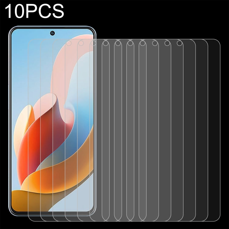 10pcs 0.26mm 9H 2.5D Tempered Glass Film, For Ulefone Armor 12S (10 PCS), For ZTE Voyage 40 Pro+ (10 PCS)