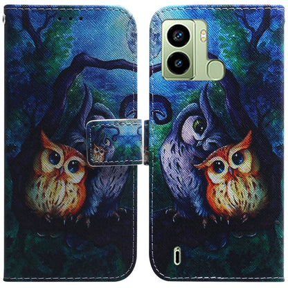 Coloured Drawing Flip Leather Phone Case, For Tecno Pop 6 Fingerprint, For Nokia G60