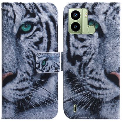 Coloured Drawing Flip Leather Phone Case, For Tecno Pop 6 Fingerprint, For Nokia G60