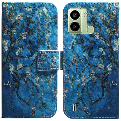 Coloured Drawing Flip Leather Phone Case, For Tecno Pop 6 Fingerprint, For Nokia G60
