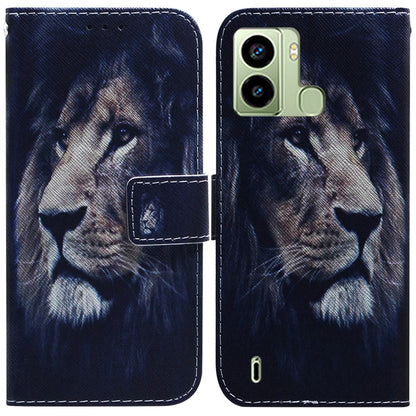 Coloured Drawing Flip Leather Phone Case, For Tecno Pop 6 Fingerprint, For Nokia G60