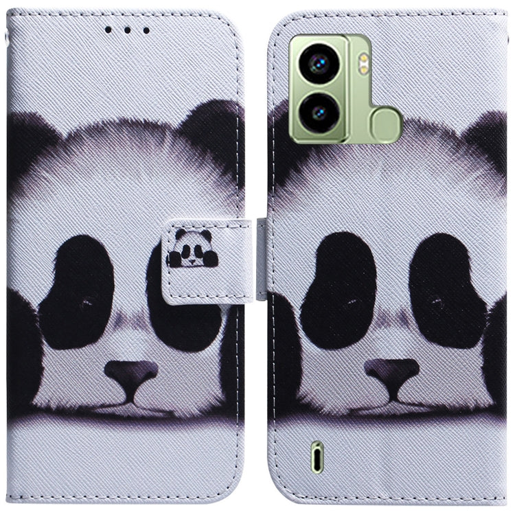 Coloured Drawing Flip Leather Phone Case, For Tecno Pop 6 Fingerprint, For Nokia G60