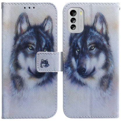 Coloured Drawing Flip Leather Phone Case, For Tecno Pop 6 Fingerprint, For Nokia G60