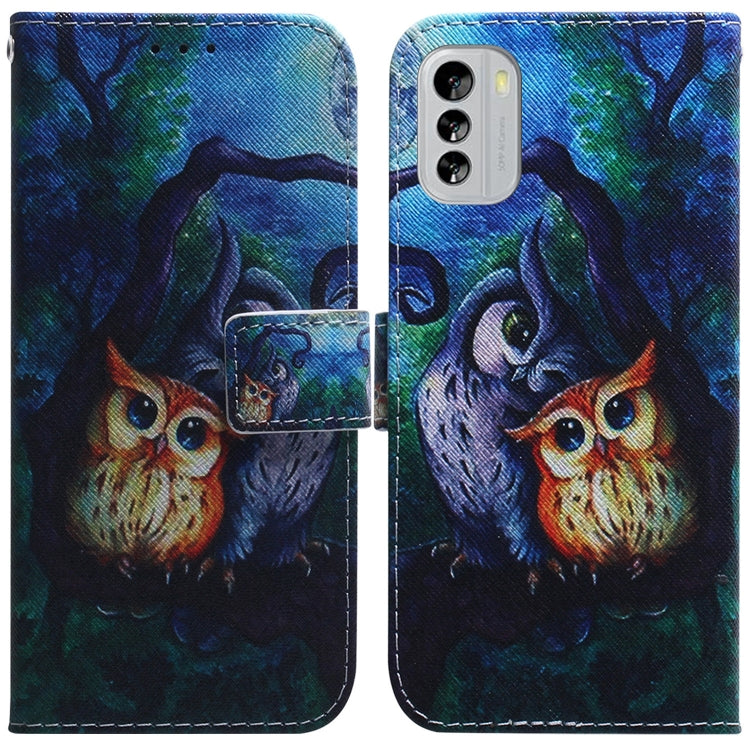 Coloured Drawing Flip Leather Phone Case, For Tecno Pop 6 Fingerprint, For Nokia G60