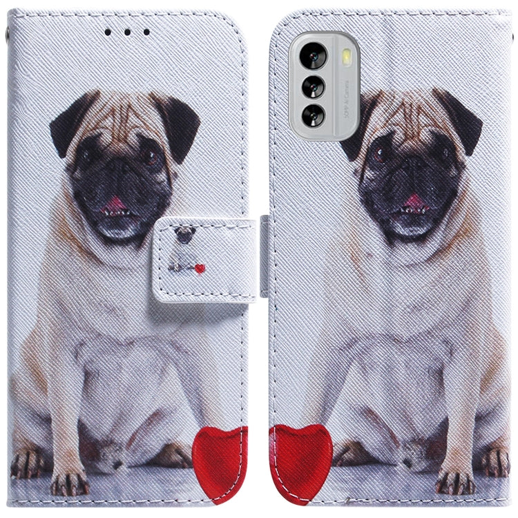 Coloured Drawing Flip Leather Phone Case, For Tecno Pop 6 Fingerprint, For Nokia G60