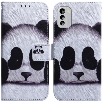 Coloured Drawing Flip Leather Phone Case, For Tecno Pop 6 Fingerprint, For Nokia G60