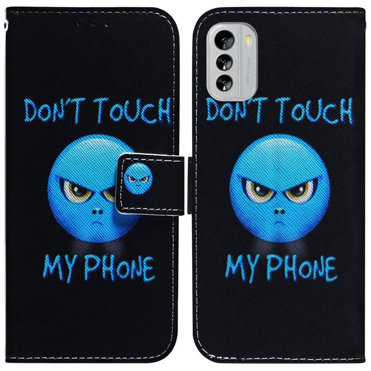 Coloured Drawing Flip Leather Phone Case, For Tecno Pop 6 Fingerprint, For Nokia G60