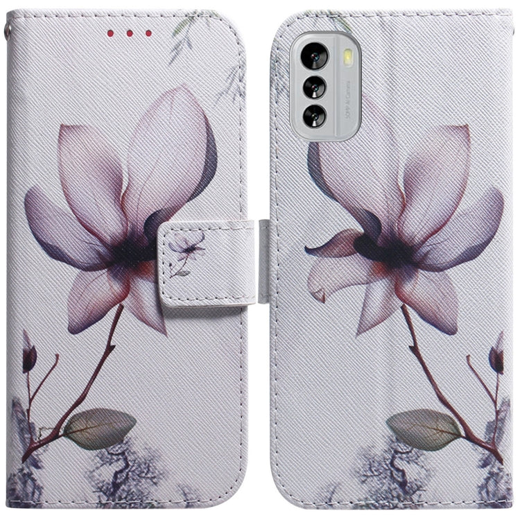 Coloured Drawing Flip Leather Phone Case, For Tecno Pop 6 Fingerprint, For Nokia G60