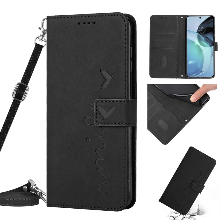 Skin Feel Heart Pattern Leather Phone Case with Lanyard, For Infinix Hot 11 2022, For Infinix Hot 12 Pro, For Infinix Hot 20 4G, For Infinix Hot 20 5G, For Infinix Hot 20S, For Tecno Pop 6, For Tecno Pop 6 Pro, For Tecno Pova Neo 2                     ...