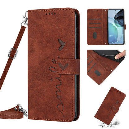 Skin Feel Heart Pattern Leather Phone Case with Lanyard, For Infinix Hot 11 2022, For Infinix Hot 12 Pro, For Infinix Hot 20 4G, For Infinix Hot 20 5G, For Infinix Hot 20S, For Tecno Pop 6, For Tecno Pop 6 Pro, For Tecno Pova Neo 2                     ...