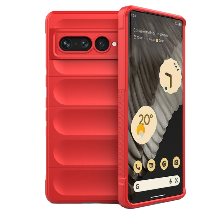 Magic Shield TPU + Flannel Phone Case, For Google Pixel 7, For Google Pixel 7 Pro, For Google Pixel 6a