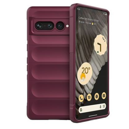 Magic Shield TPU + Flannel Phone Case, For Google Pixel 7, For Google Pixel 7 Pro, For Google Pixel 6a