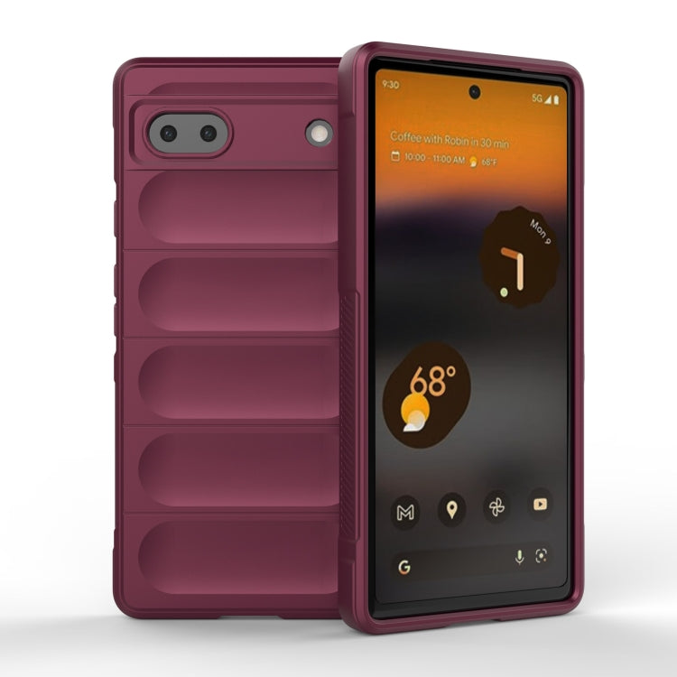 Magic Shield TPU + Flannel Phone Case, For Google Pixel 7, For Google Pixel 7 Pro, For Google Pixel 6a